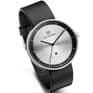 Jacob Jensen 270 Strata Gents Black Leather Strap Watch