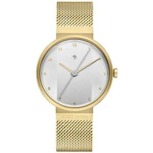 Jacob Jensen 783 New Line Series Gents Gold Mesh Watch