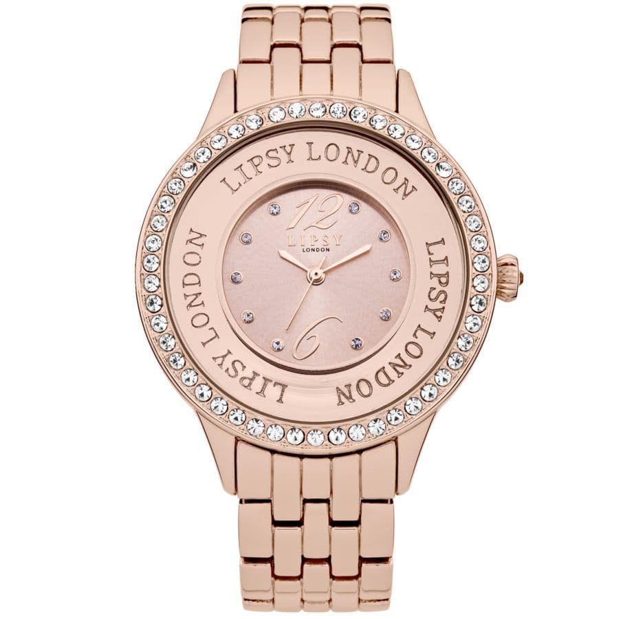 Lipsy Rose Gold Bracelet Strap Ladies Watch LP140