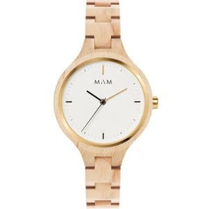 MAM SILT 607 Ladies Wooden Watch 34mm