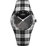 Noon Copenhagen 01071 Ladies Watch with Black and White Strap 01-071