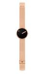 Picto 43312-1120 Rose Gold Watch Medium Black Dial Rose Gold Mesh Band