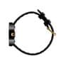Picto 43313-0112G Black Small Watch with Black Dial Black Silicone Strap