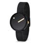 Picto 43313-1012 Black Small Watch with Black Dial Black Mesh Band