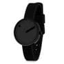 Picto 43315-0112B Black Small Watch with Black Dial Black Silicone Strap