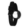 Picto 43315-0112B Black Small Watch with Black Dial Black Silicone Strap