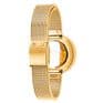 Picto 43320-0912 Gold Steel Watch Small with White Dial Gold Mesh Band