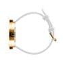 Picto 43321-0220G Gold Medium Watch White Dial White Silicone Strap