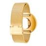 Picto 43332-0920 Gold Steel Watch Medium with LIght Blue Dial Gold Mesh Band