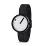 Picto 43343-1012 Black Small Watch with White Dial Black Mesh Band