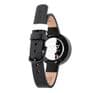 Picto 43343-4112MB Black Small Watch with White Dial Black Leather Strap