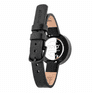 Picto 43343-4112MB Black Small Watch with White Dial Black Leather Strap
