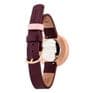 Picto 43344-4912MR Gold Watch Small with Pink Dial Burgundy Leather Strap
