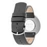 Picto 43352-6220S Steel Watch Medium with Grey Leather Strap