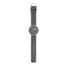 Picto 43352-6220S Steel Watch Medium with Grey Leather Strap