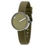 Picto 43356-3012 Steel Watch Small with Army Green Dial Silicone Strap