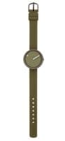 Picto 43356-3012 Steel Watch Small with Army Green Dial Silicone Strap