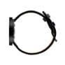 Picto 43361-4120B Black Medium Watch Black Dial Black Leather Strap