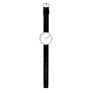 Picto 43363-0112S Steel Watch Small with White Dial Black Silicone Strap