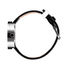 Picto 43363-4112S Steel Watch Small with White Dial Black Leather Strap