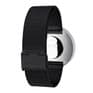 Picto 43364-1020 Steel Watch Medium with White Dial Black Mesh Band