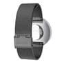 Picto 43364-1220 Steel Watch Medium with White Dial Grey Mesh Band