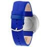 Picto 43380-4420MS Steel Watch Medium with Blue Dial Blue Leather Strap