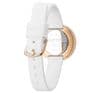 Picto 43381-0212R Rose Gold Watch Small White Dial White Silicone Strap