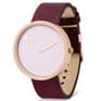 Picto 43382-4920MR Rose Gold Watch 40mm with Pink Dial Burgundy Leather Strap