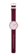 Picto 43382-4920MR Rose Gold Watch 40mm with Pink Dial Burgundy Leather Strap