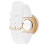 Picto 43383-0220R Rose Gold Watch Medium White Dial White Silicone Strap