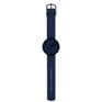 Picto 43395-0520B Black Medium Watch Navy Dial Navy Silicone Strap