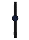Picto 43395-1020 Black Medium Watch Navy Blue Dial Black Mesh Band