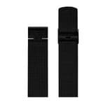 Picto Matt IP Black Stainless Steel Mesh Strap for 40mm Picto Watch 1020