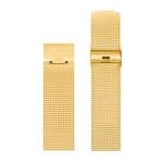 Picto Matt IP Gold Stainless Steel Mesh Strap for 40mm Picto Watch 0920
