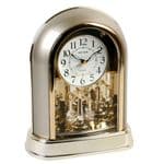 Rhythm Gold Arch Mantel Clock with Crystals 4SG696WR18