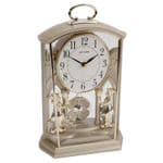 Rhythm Gold Carriage Mantel Clock with Swinging Pendulum 4RP796WR18