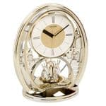 Rhythm Gold Oval Mantel Clock with Shooting Star 4SG768WS18