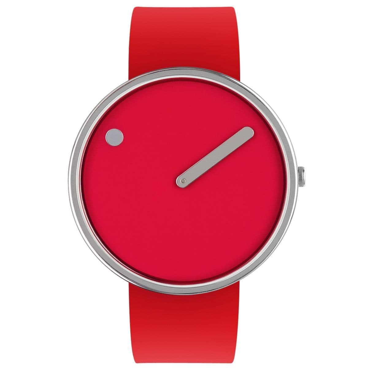 Rosendahl Picto Red Steel Watch Large 43368