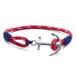 Tom Hope TM0022 Arctic Blue Sterling Silver Medium Single Wrap Bracelet