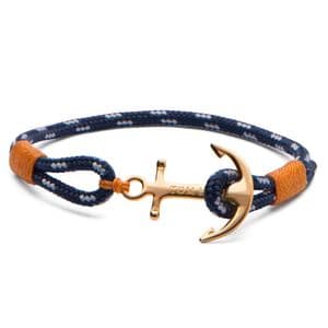 Tom Hope TM0121 24K One Gold Plated Small Single Wrap Bracelet