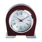 Widdop Arched Mantel Clock with Mahogany Piano Finish W2644