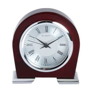 Widdop Arched Mantel Clock with Mahogany Piano Finish W2644