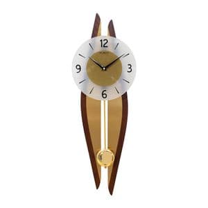 Widdop Contemporary Pendulum Wooden Wall Clock W7912
