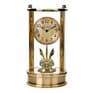 Widdop Gold Rotating Pendulum Mantel Clock W2008G