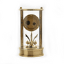 Widdop Gold Rotating Pendulum Mantel Clock W2008G