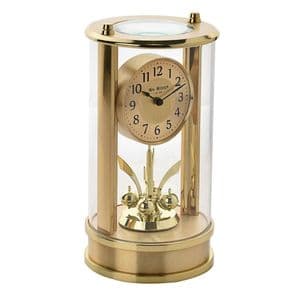 Widdop Gold Rotating Pendulum Mantel Clock W2008G