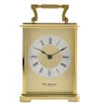 Widdop Gold Tone Quartz Carriage Clock W2406
