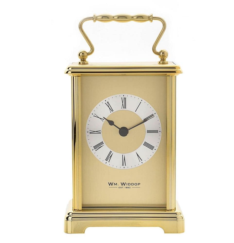 Widdop Gold Tone Quartz Carriage Clock W4306