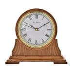 Widdop Light Wooden Barrel Mantel Clock 23cm W2714